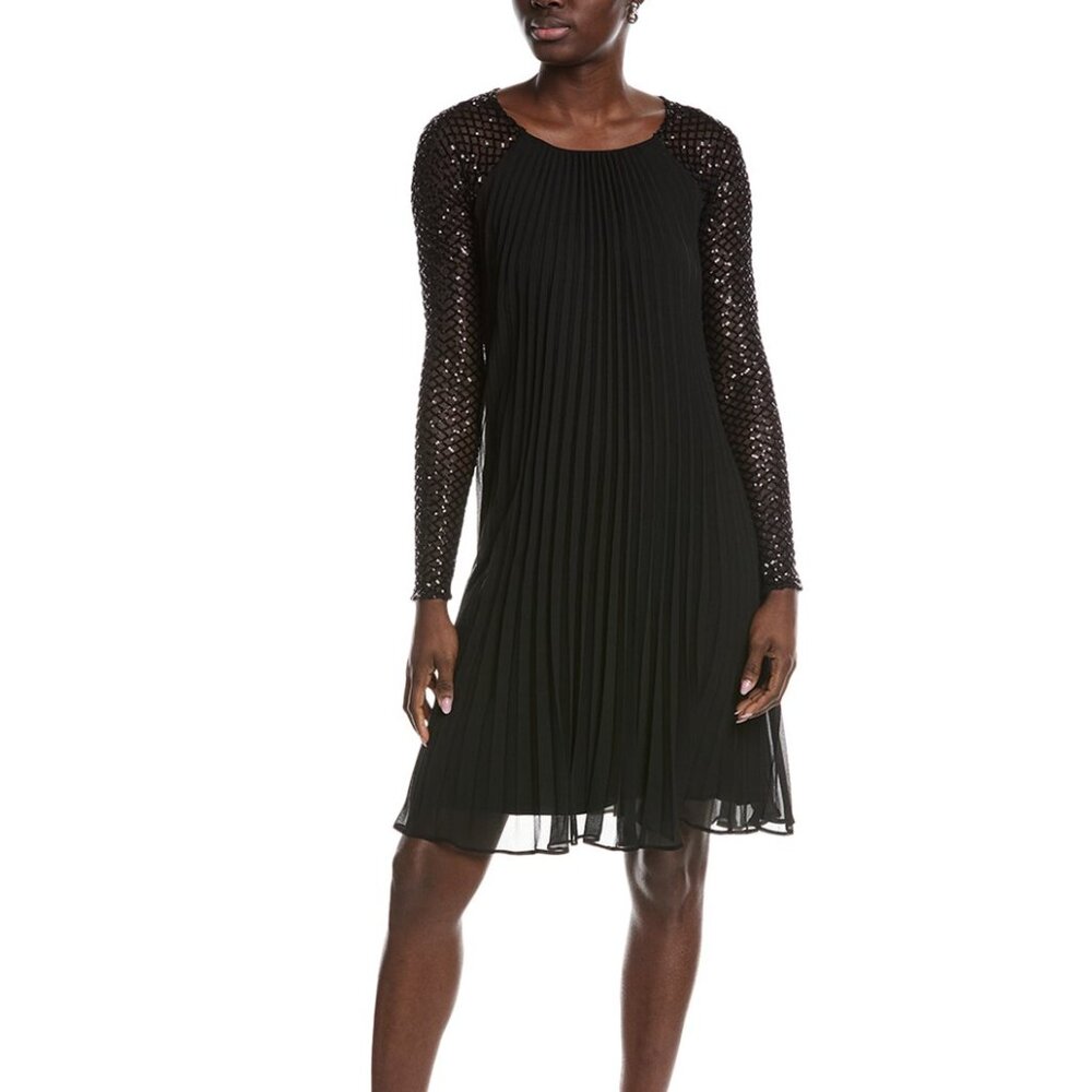 Lovely Joseph Ribkoff Accordian Pleated Dress